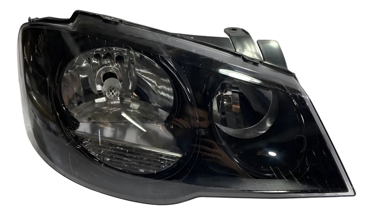 Farol Direito Máscara Negra Volkswagen Polo 2007 A 2012